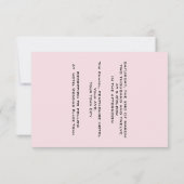 グリッターシャインシークイン二ハートの愛結婚パーソ 招待状 (裏面)