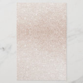 グリッターシャンパンピンクまつ毛サロンサービスリスト チラシ (裏面)