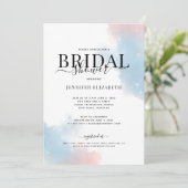 グリッターシンプルブライダルシャワー招待 招待状 (スタンド正面)
