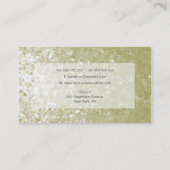 グリッターシーケンス美容師ファッションテンプレート 名刺 (裏面)