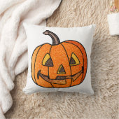 グリッタージャック・オランタン クッション (ブランケット)