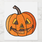 グリッタージャック・オランタン ワインラベル (シングルラベル)