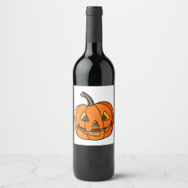 グリッタージャック・オランタン ワインラベル