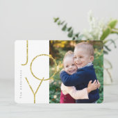 グリッタージョイフォトホリデーカード シーズンカード (スタンド正面)