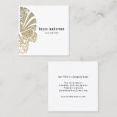 グリッタースカルフェイクタトゥーアーティスト名刺 スクエア名刺 (正面/裏面)