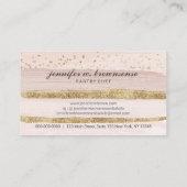 グリッタースクリプトケーキフローラベーカリーパティスリー 名刺 (裏面)