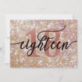 グリッタースグラデーションイート18誕生日 サンキューカード (裏面)