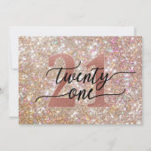 グリッタースグラデーションイート21誕生日 サンキューカード (裏面)