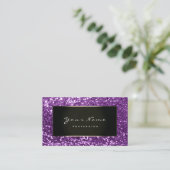 グリッタースタイリストファッションブロガーViolet Framed 名刺 (スタンド正面)