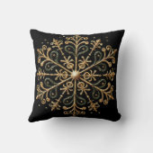 グリッタースタイリッシュスノーフレークスビベス クッション (裏面)