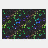 グリッタースターズコレクション ラッピングペーパーシート (正面3)