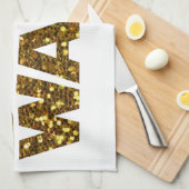 グリッターストップ戦争 キッチンタオル (四つ折り)