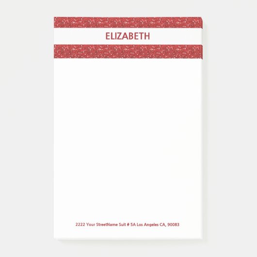 グリッターストライプ ポストイット (正面)