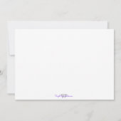 グリッタースノーフレークススウィート16冬招待状 招待状 (裏面)