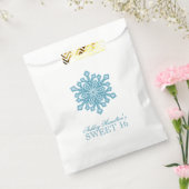 グリッタースノーフレークティール（緑がかった色）スウィート16ウィンターワンダーランド フェイバーバッグ (封をした状態)