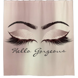 グリッタースパークリーハローゴスピガーリーックアイズ シャワーカーテン