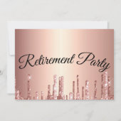 グリッタースパークリーバラ金ゴールド退職パーティー 招待状 (裏面)