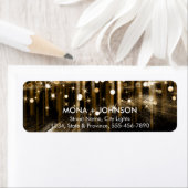 グリッタースパークル紙吹雪ドット戻りラベル ラベル (インサイチュ)