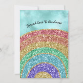 グリッタースパークル金ゴールド虹 (正面)