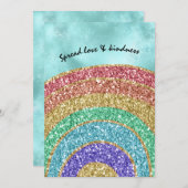 グリッタースパークル金ゴールド虹 (正面/裏面)