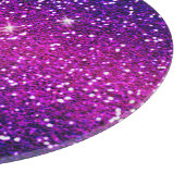 グリッタースパープルピンクのテクスチャ カッティングボード (角)