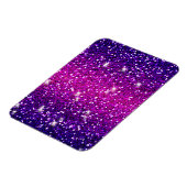 グリッタースパープルピンクのテクスチャ マグネット (左側)