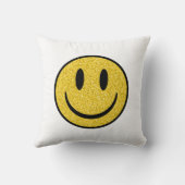 グリッタースマイル顔 クッション (裏面)