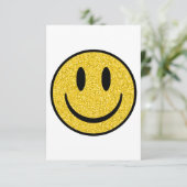 グリッタースマイル顔 サンキューカード (スタンド正面)