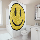 グリッタースマイル顔 シャワーカーテン (インサイチュ)