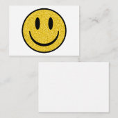 グリッタースマイル顔 ノートカード (正面/裏面)