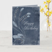グリッタースワーズ誕生日 カード (黄色い花)