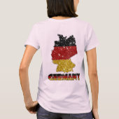 グリッターズドイツ国旗ときらめき Tシャツ (裏面)