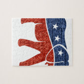 グリッターゾウ ジグソーパズル (横)