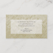 グリッタータイル美容師ファッションテンプレート 名刺 (裏面)