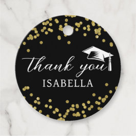 グリッターダスト紙吹雪卒業ありがとう フェイバータグ