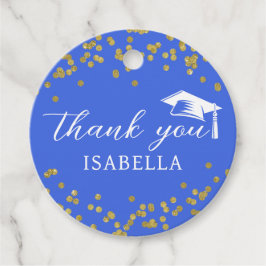 グリッターダスト紙吹雪卒業ありがとう フェイバータグ