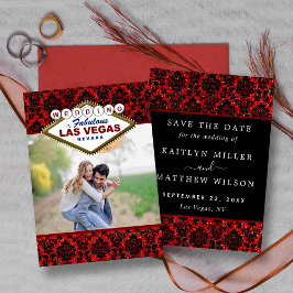 グリッターダマスクラスベガス写真保存 セーブザデート