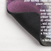 グリッターツリーの装飾 マウスパッド (コーナー)