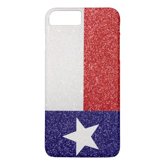 グリッターテキサス州国旗のiPhone 7ケース Case-Mate iPhoneケース (裏面)