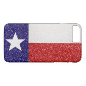 グリッターテキサス州国旗のiPhone 7ケース Case-Mate iPhoneケース (裏面(横))