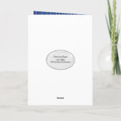 グリッターディアオンスノーフレークデザインカード カード (裏面)