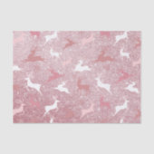 グリッタートナカイのクリスマスパターン 薄葉紙 (正面)