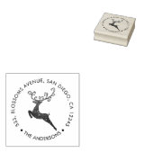 グリッタートナディアホリデイ差出人住所 ラバースタンプ (押印)