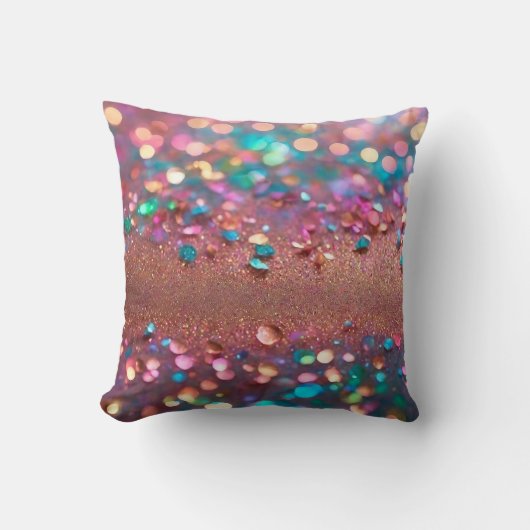グリッタートレンディーオペルホログラフィックコレクション クッション (正面)