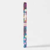 グリッタートレンディーオペルホログラフィックコレクション iPhoneケース (左側面)