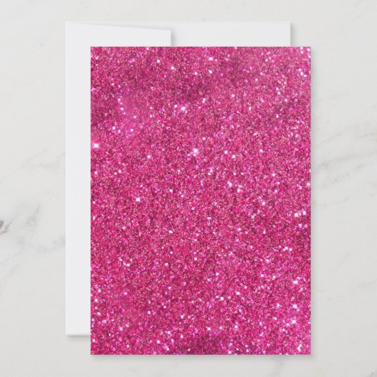 グリッタードインスパイアル誕生日招待状 招待状 (裏面)