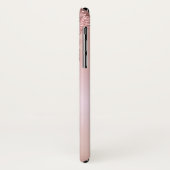 グリッタードライブバラ赤面ピンクブラックスクリプト名 Case-Mate iPhoneケース (裏面/左)