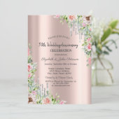 グリッタードライブバラ金ゴールド結婚フローラの記念日 招待状 (スタンド正面)