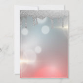 グリッタードリップスエレガント、エッフェルタワーキンセアニェラ 招待状 (裏面)