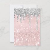 グリッタードリップスシルバーバラブライダルスウィート16th 招待状 (裏面)